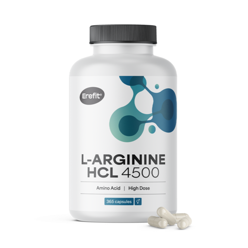 L-arginin HCL 4500 mg, 365 kapslí